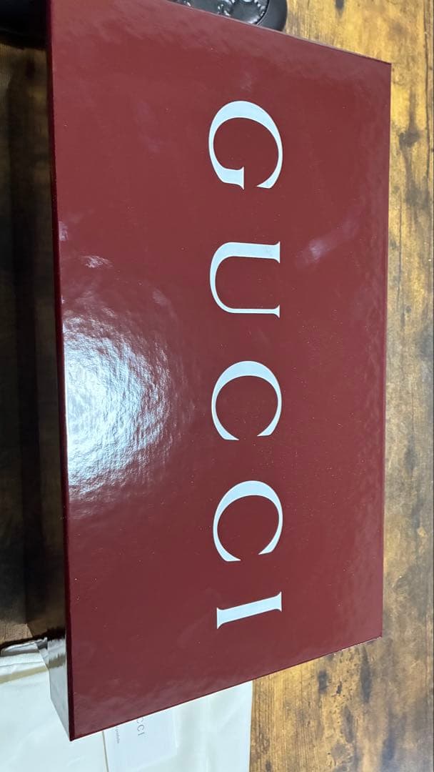 残り1日30%オフ 未使用　現行　Gucci ホースビットローファー　6.5