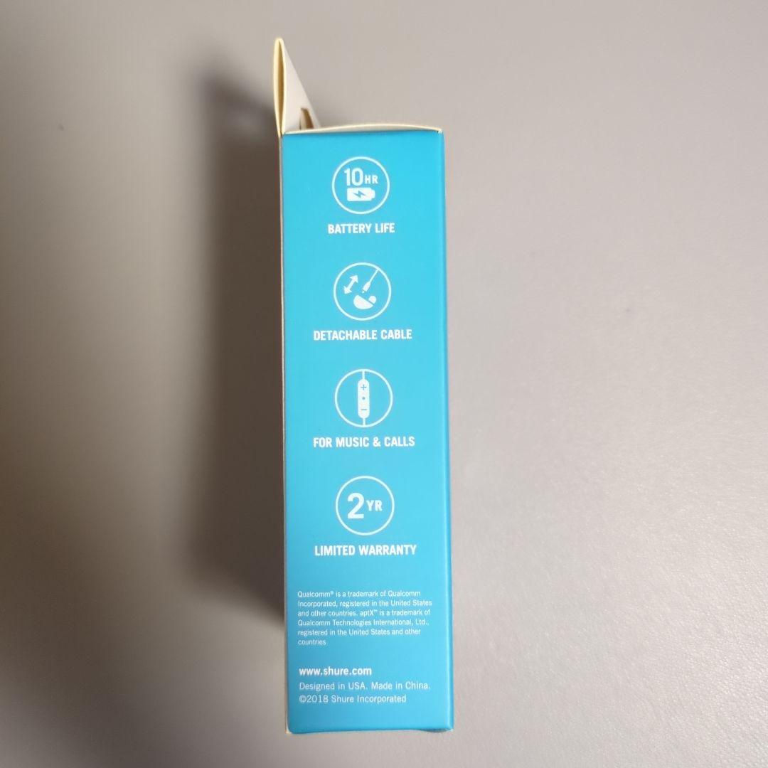 SHURE Bluetooth 5.0 イヤフォンケーブル