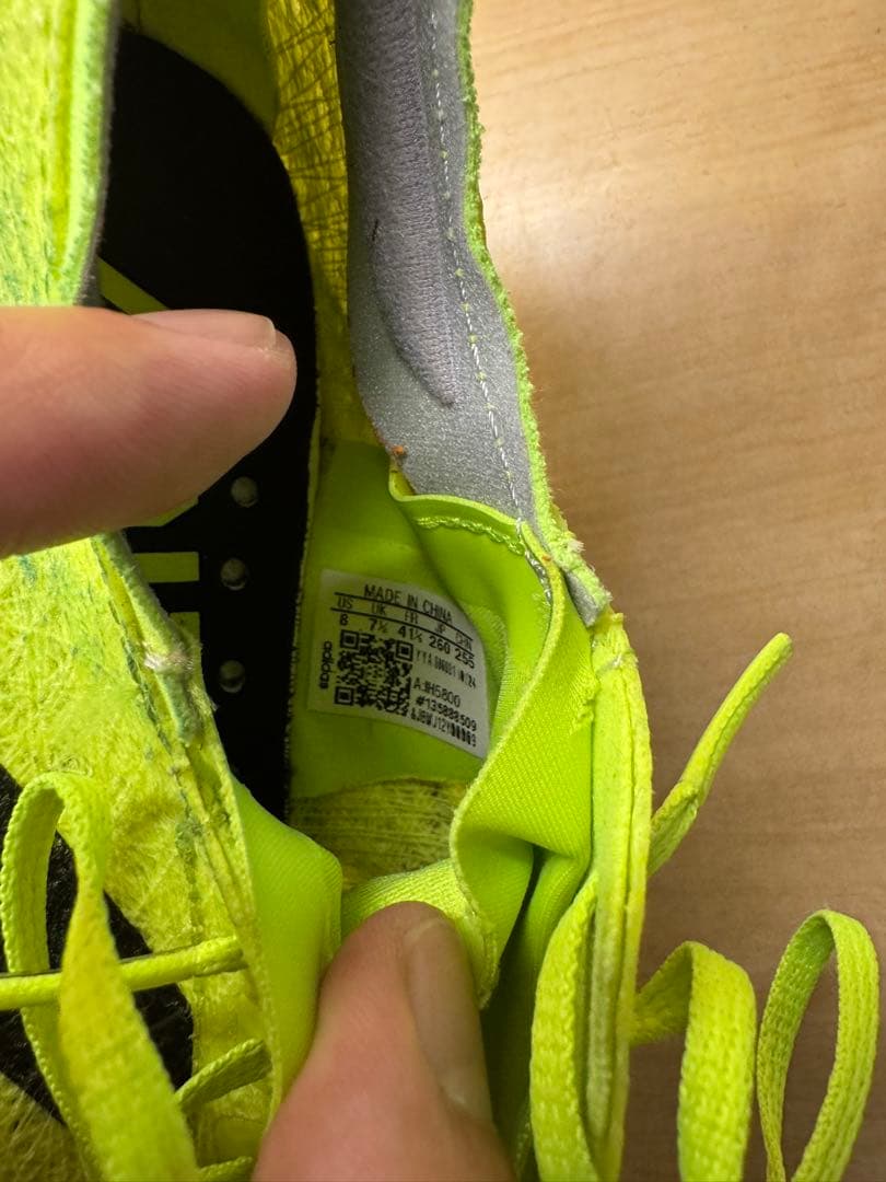 adizero prime SP3 26.0cm 黄