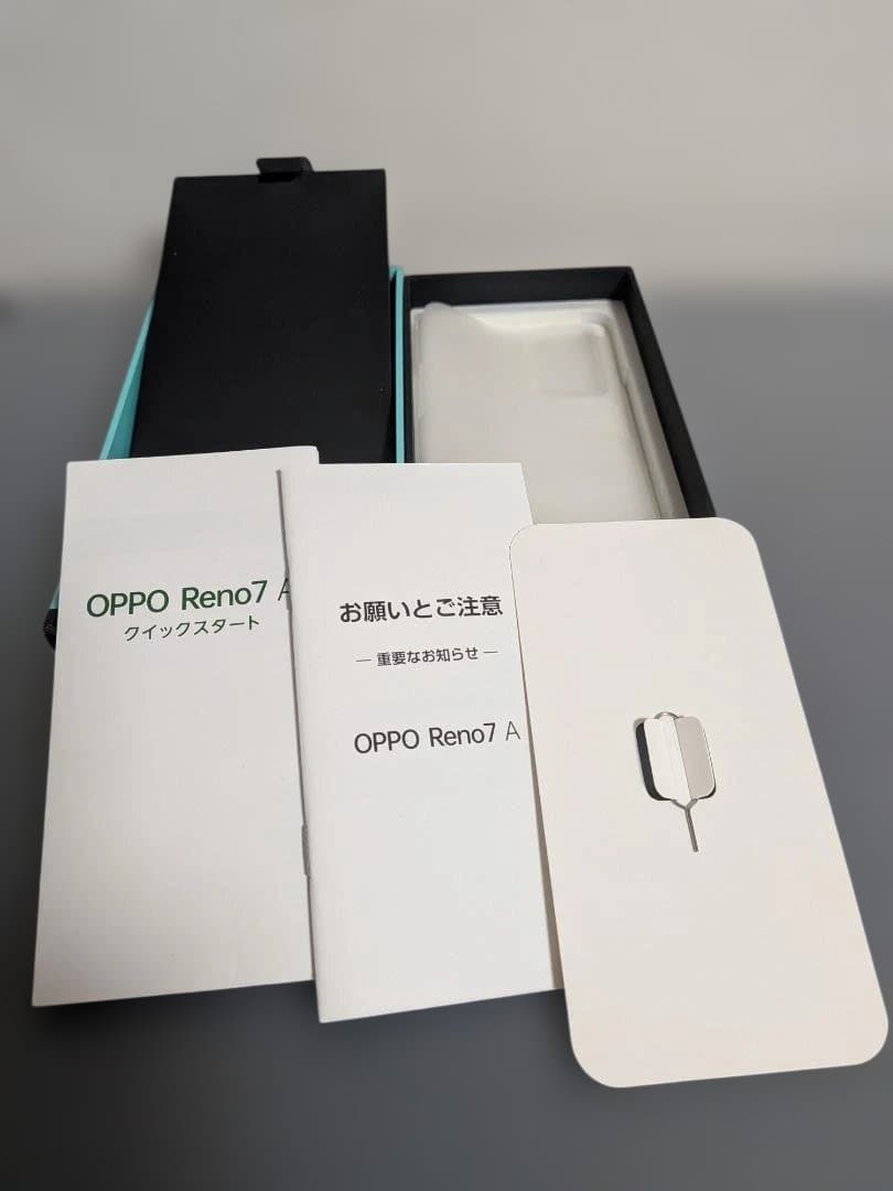 【傷アリ】OPPO Reno7 A スターリーブラック 128GB