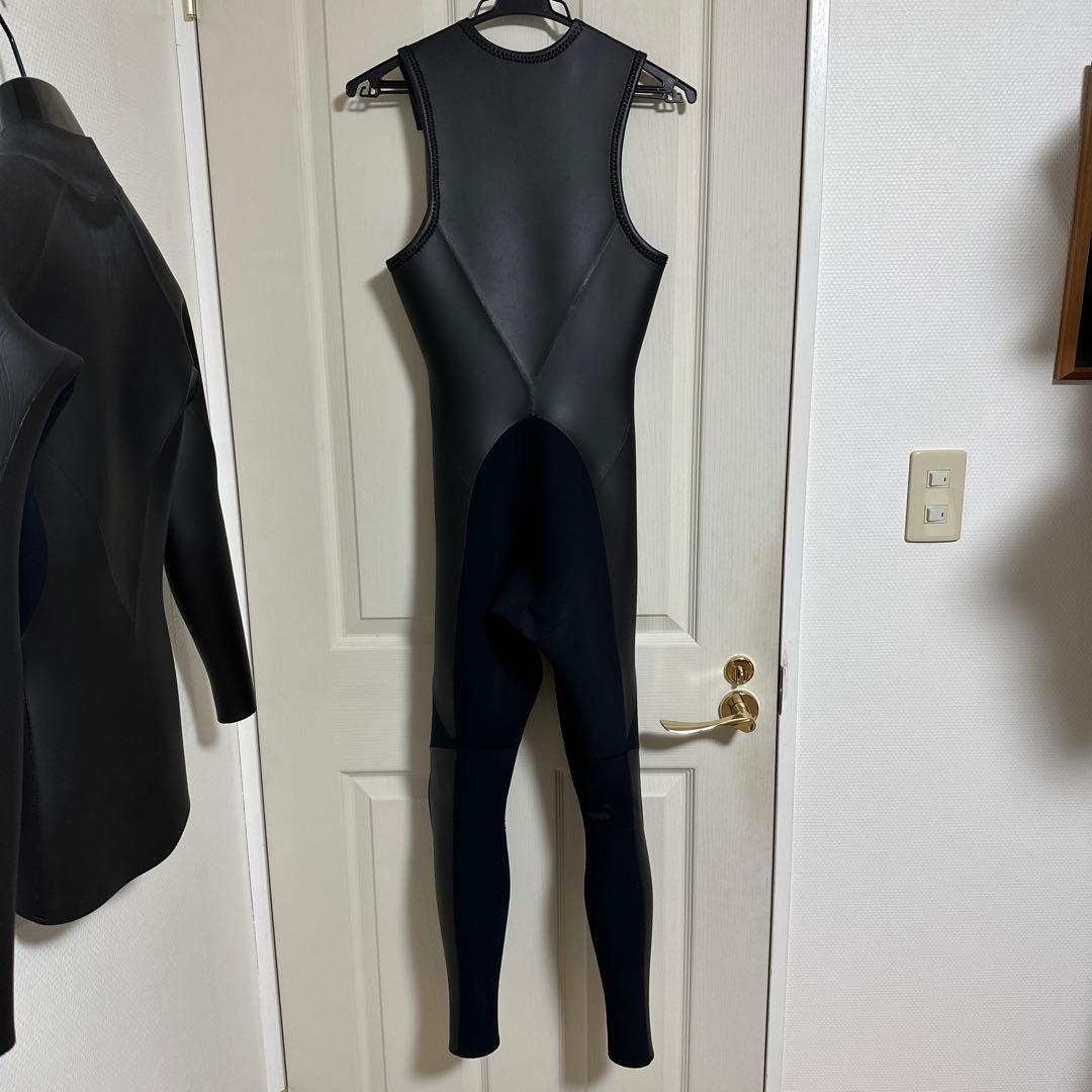 レディース　3㎜ロングジョン&タッパー　ウエットスーツ　163cm前後　無地