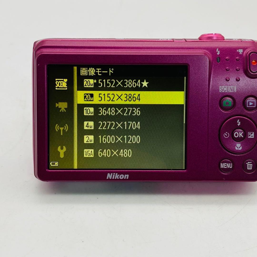★【美品動作確認済み】Nikon COOLPIX S3700