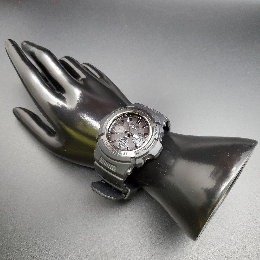 稼働品 G-SHOCK カシオ タフソーラー 電波 黒 メンズ