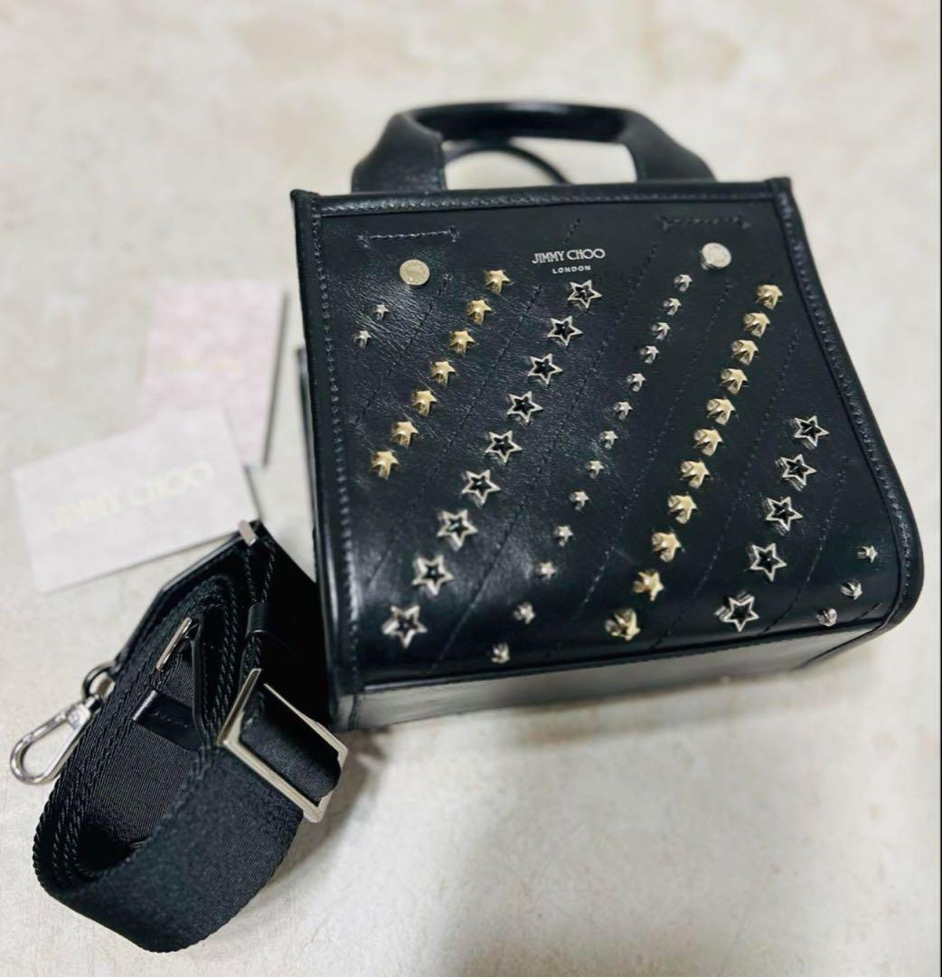 【美品】JIMMY CHOO ミニトートバッグ