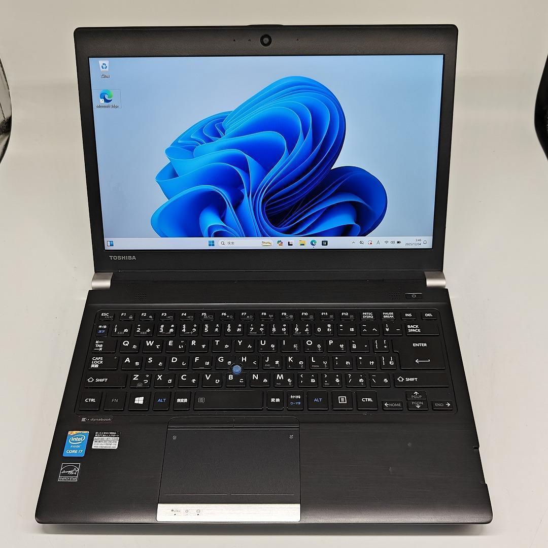 【東芝】R83 高性能i7 新品SSD512GB 16GB ブラック ノートPC