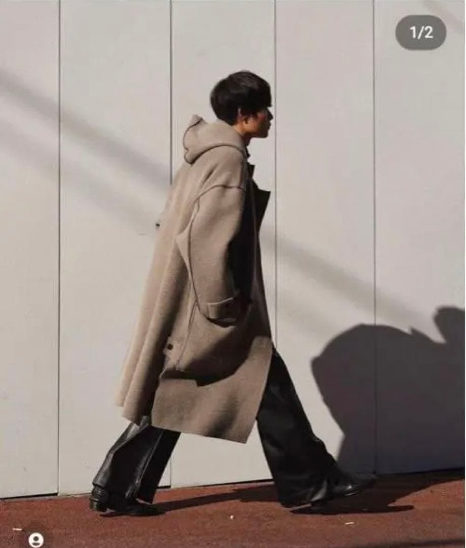 ジャケット・アウター YOKE 7G Milano Rib Hooded Coat