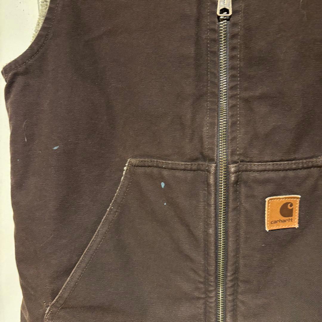 【Carhartt】 カーハート　ダークブラウン ベスト