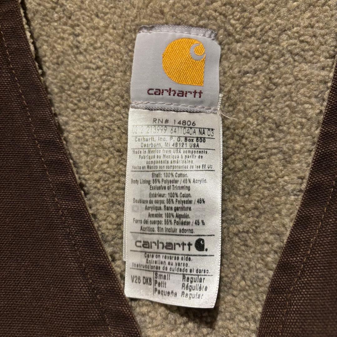 【Carhartt】 カーハート　ダークブラウン ベスト