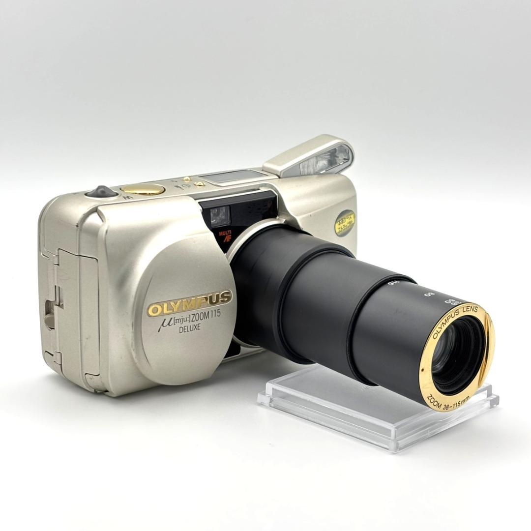 【美品 ケース付】OLYMPUS μ [mju] ZOOM 115 DELUXE