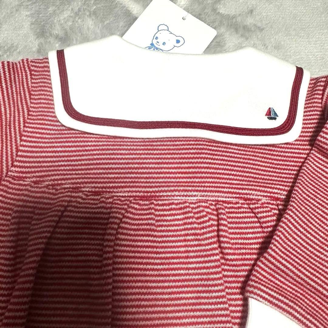 新品 タグ付 familiar ロンパース カバーオール 60cm 女の子