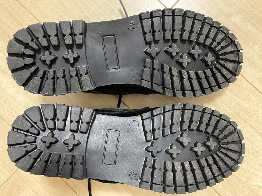 ARTESANOS×StevenAlan　3EYEモカシンデッキシューズ　41黒