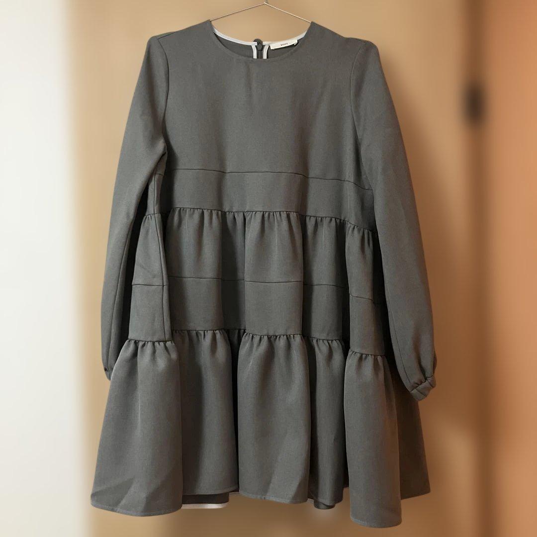 yori ランダムティアードショートドレス