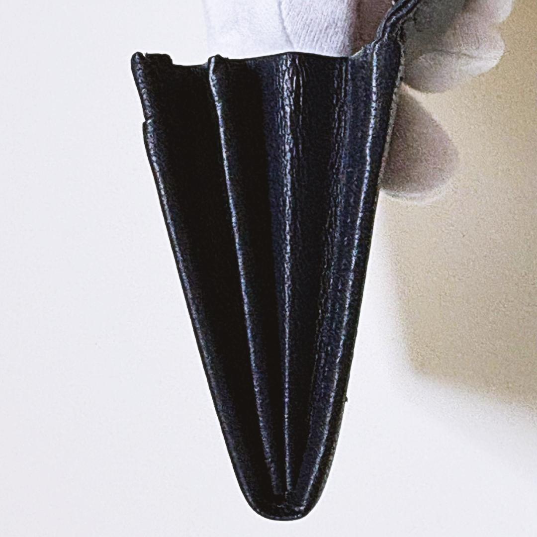 Paul Smith ポールスミス レザー 名刺入れ ストライプ ネイビー