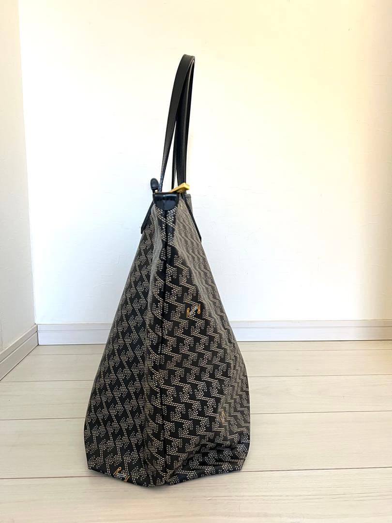 レザレクション　ラニウス　ワイド　トートバック　　　　ダークブラック