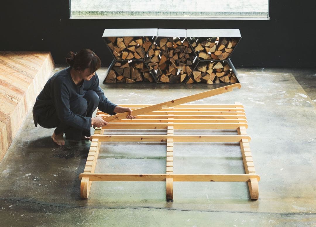 Nest Bed supported by Karimoku｜ベッドフレーム