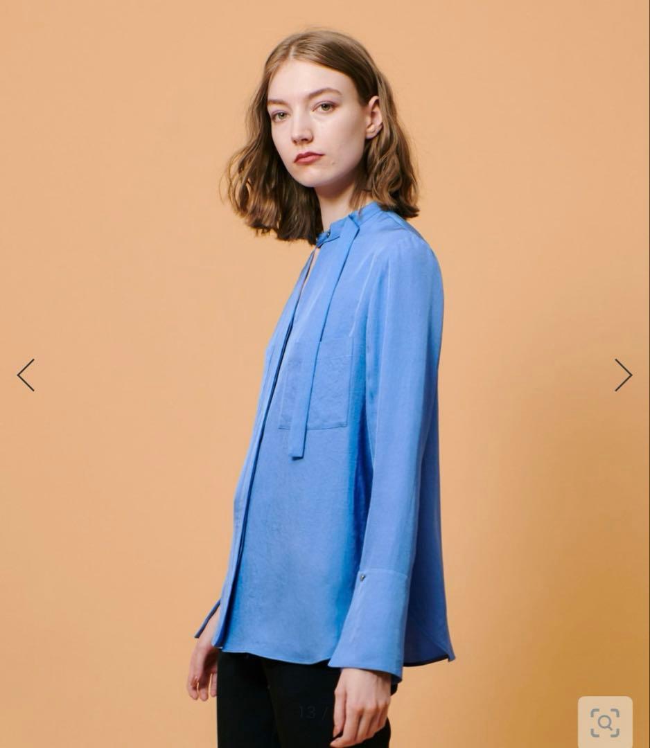 【美品】allureville　フリュイドオーバーラップブラウス　ルルウィルビー