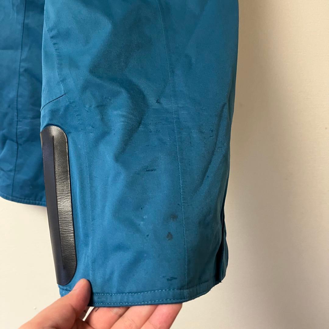 【訳あり】Mizuno スキーウェア 青/ストライプ セットアップ