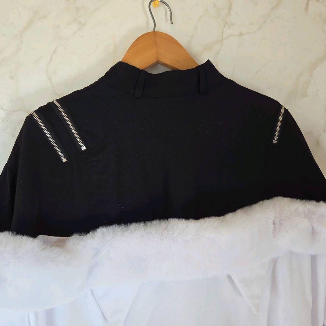 IRO IRO もふもふ娘のひっかきトップス トレーナー 白 ファー 肉球 新品