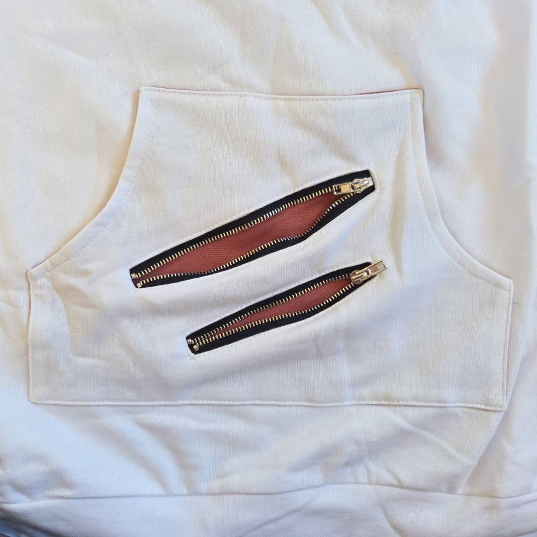 IRO IRO もふもふ娘のひっかきトップス トレーナー 白 ファー 肉球 新品