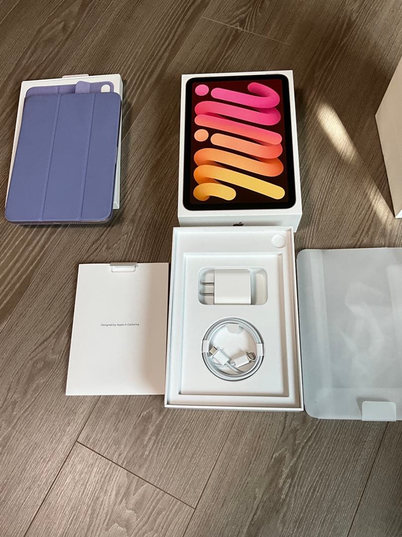 iPad mini 第6世代 wifi 64GB pink 本体とカバー付き