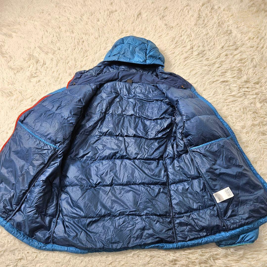 【最安値】mont-bell ライトアルパインダウンパーカ　青　L