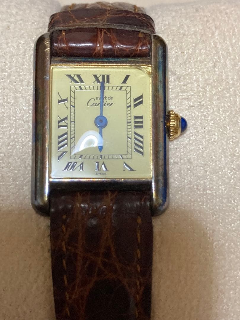 カルティエ　タンク　クォーツ　ヴィンテージウォッチ