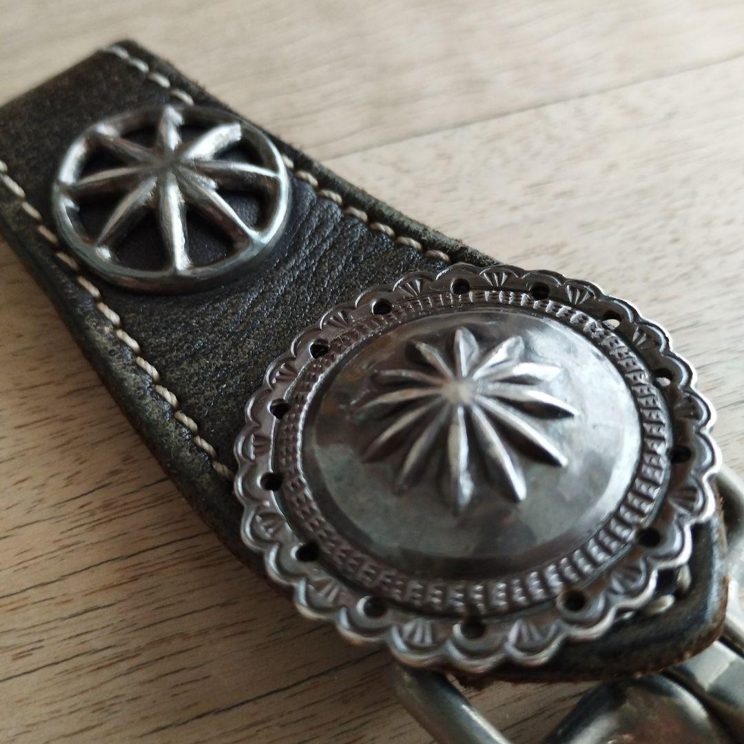 g*n様 WING ROCK コンチョ付きループキーホルダー　ウイングロック