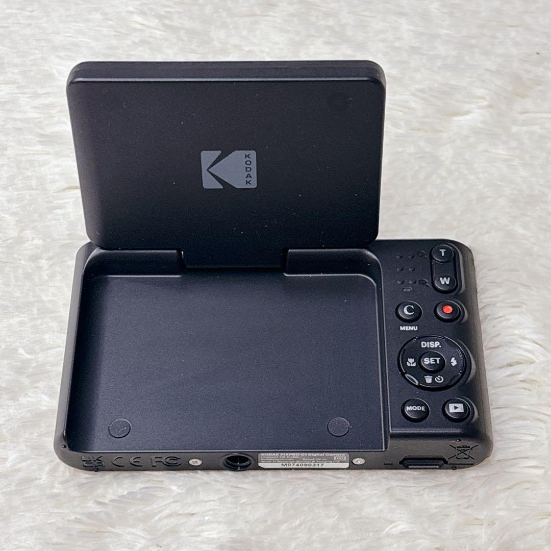 【極美品】 簡単自撮り☆KODAKコダックPIXPRO C1 ブラウンカメラ女子