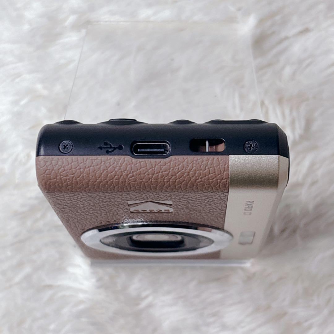 【極美品】 簡単自撮り☆KODAKコダックPIXPRO C1 ブラウンカメラ女子