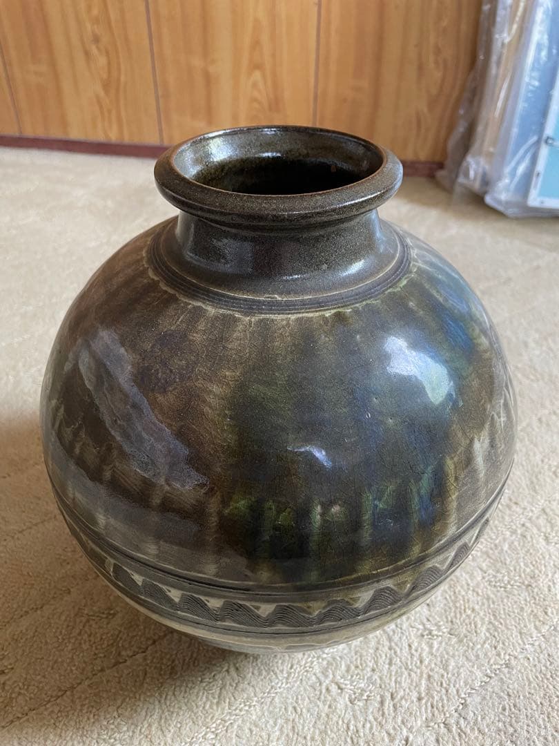 小石原焼 花瓶 壺 アンティーク