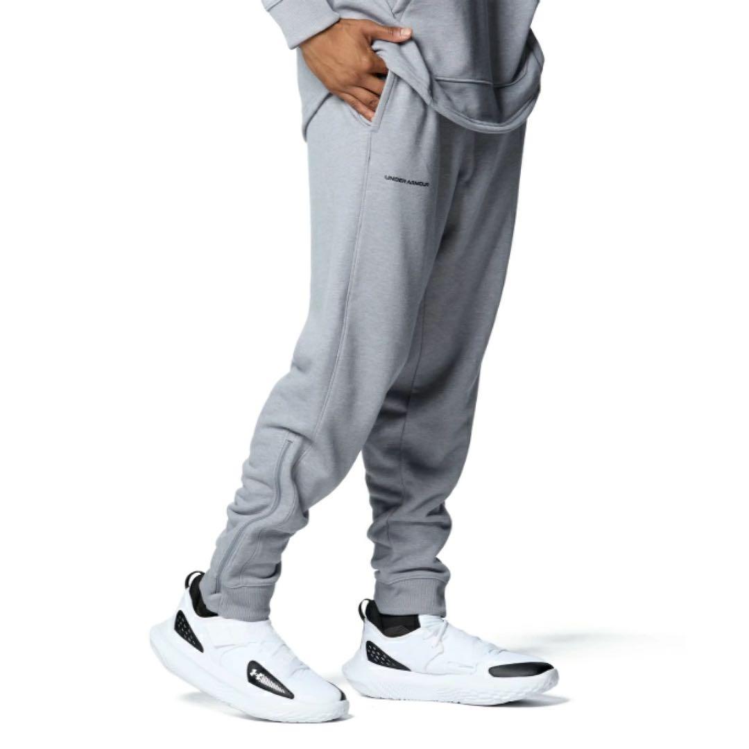 新品　アンダーアーマー　メンズ　スウェット上下セット　バスケウェア　Lサイズ