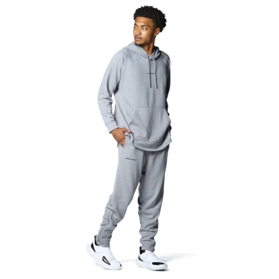 新品　アンダーアーマー　メンズ　スウェット上下セット　バスケウェア　Lサイズ