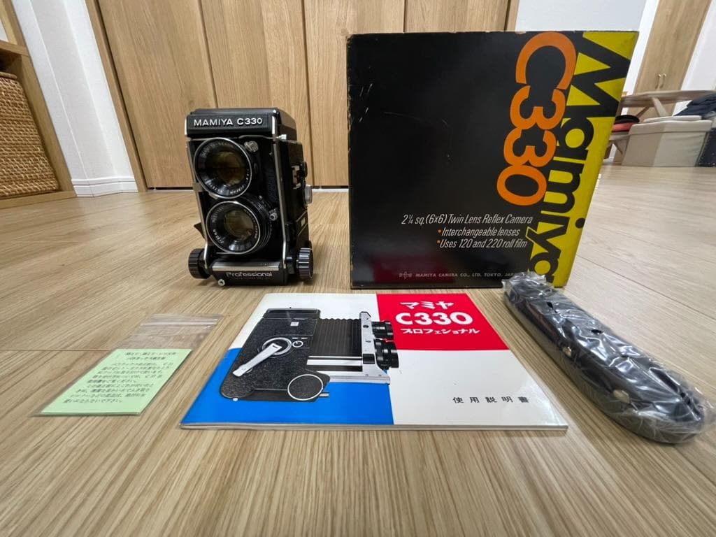 美品 マミヤ C330 二眼レフカメラ SEKOR 80mm 取説 元箱付き