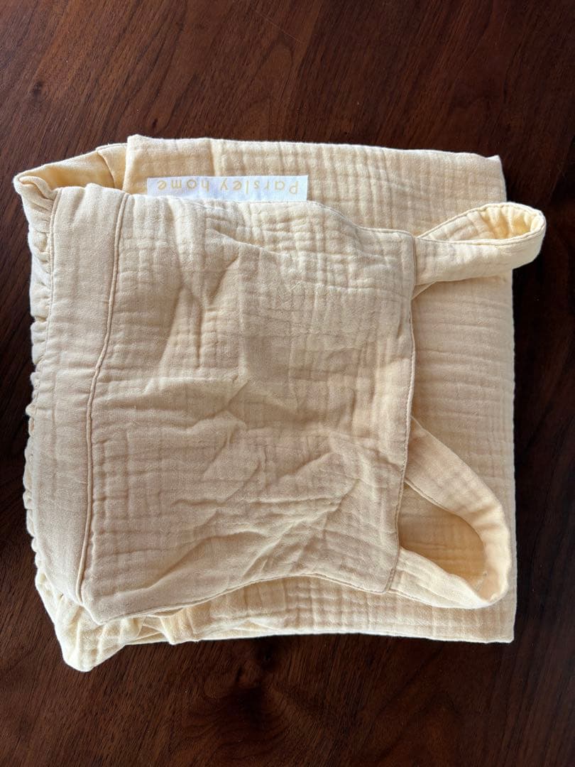 値下げ最終！パセリ★イエロー★コットンエプロン