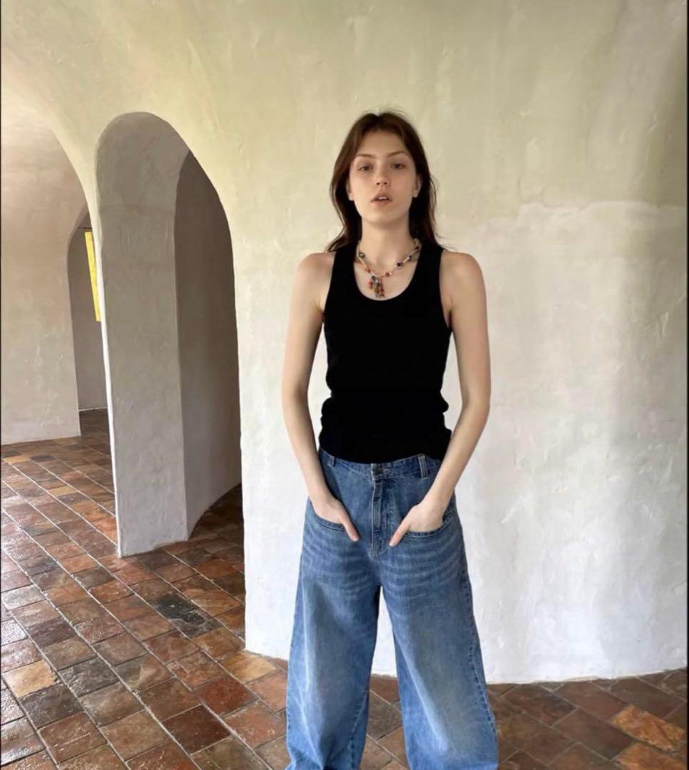 FAX COPY EXPRESS ワイドデニム　Sサイズ