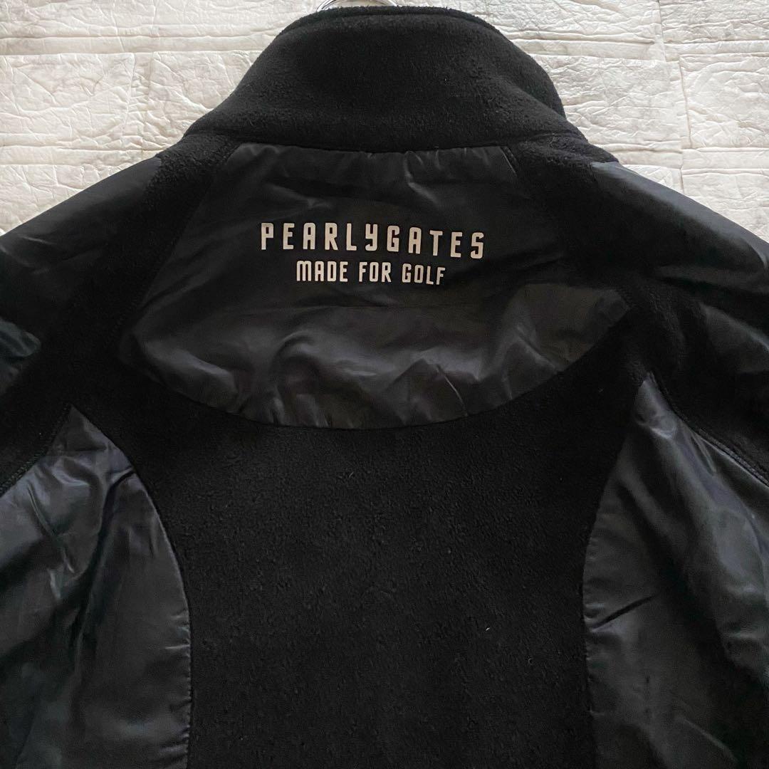 パーリーゲイツ　ジャケット　ブルゾン　ボア　フリース　POLARTECH 黒　2