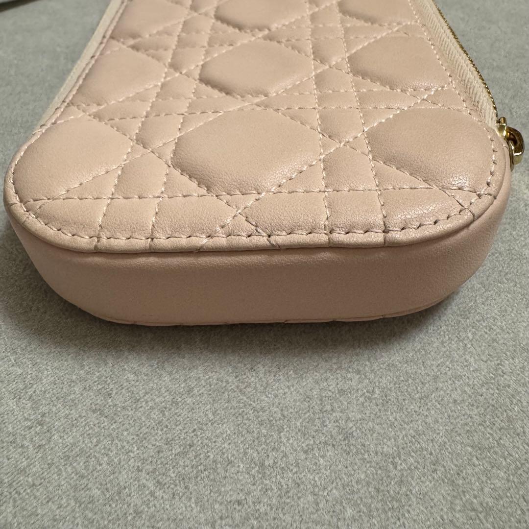 DIOR ディオール フォンホルダー カナージュ ラムスキン