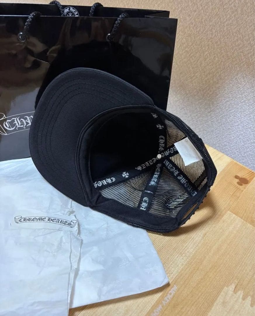【正規品】クロムハーツキャップ　ブラック　イエロー