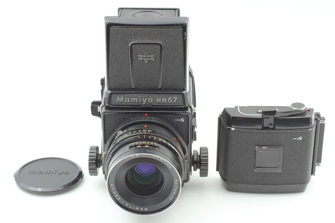 フィルムカメラ Mamiya RB67 Pro S 90mm f3.8 120 FilmBack