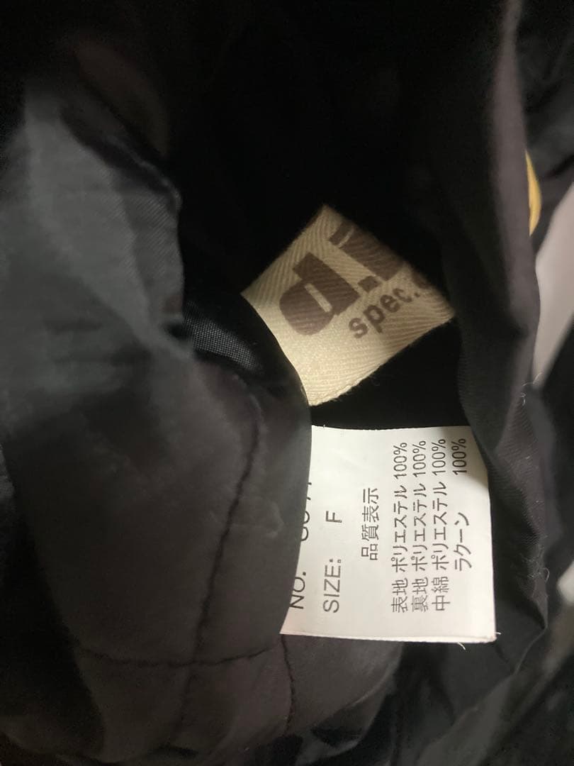 ブラックファー付きモッズコート Fサイズ