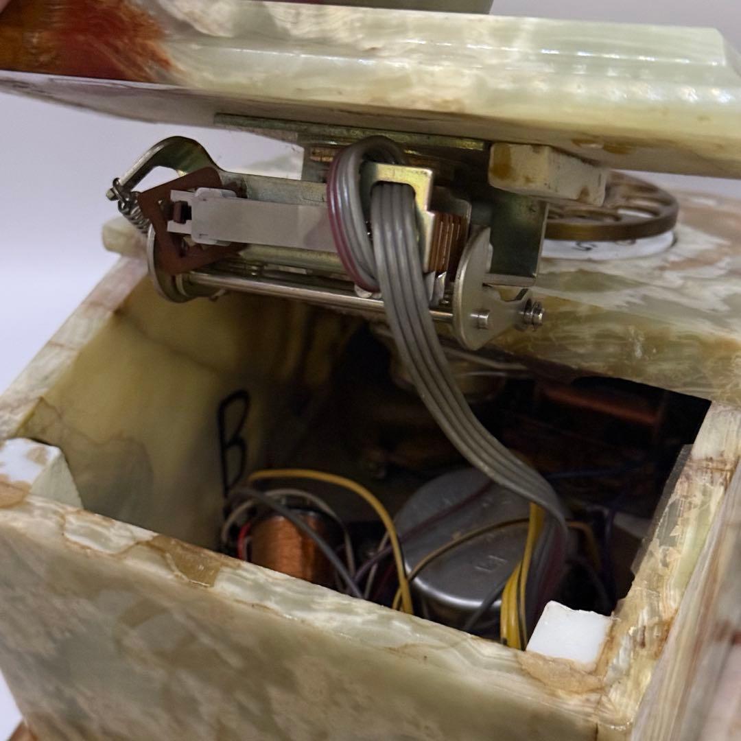 NIKKO ダイヤル式電話 日興電機製作所 1985年製 アンティーク 大理石