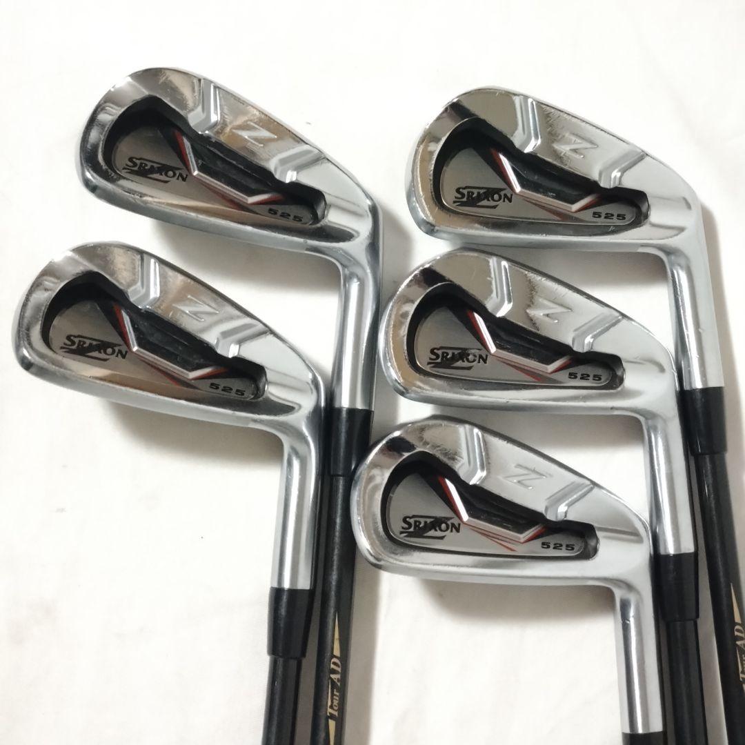 SRIXON　Z525　アイアンセット　5本　ツアーAD　AD-75　リシャフト