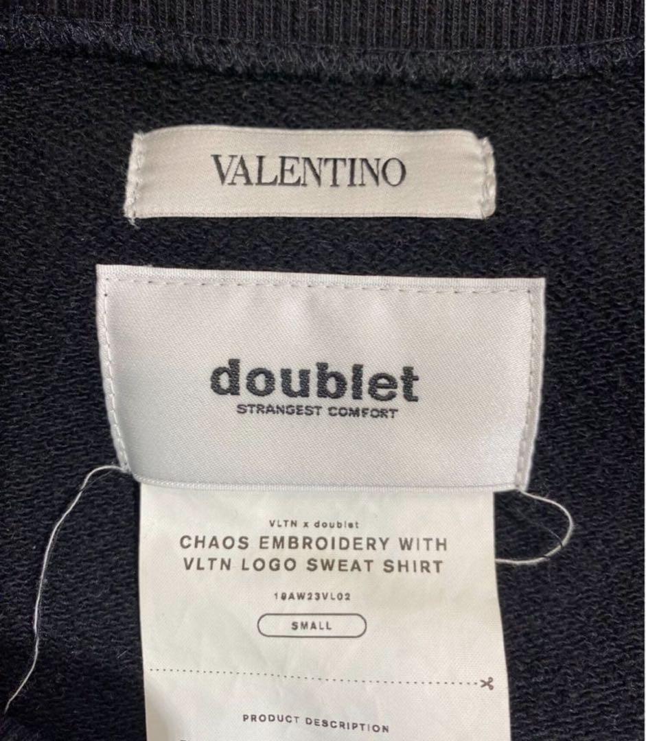 VALENTINO × doublet コラボのエンブロイダリースウェット