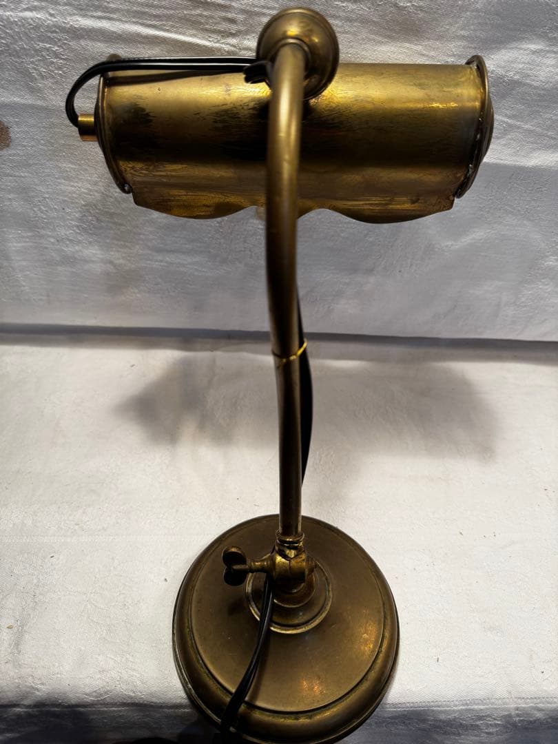 アンティーク真鍮デスクランプ