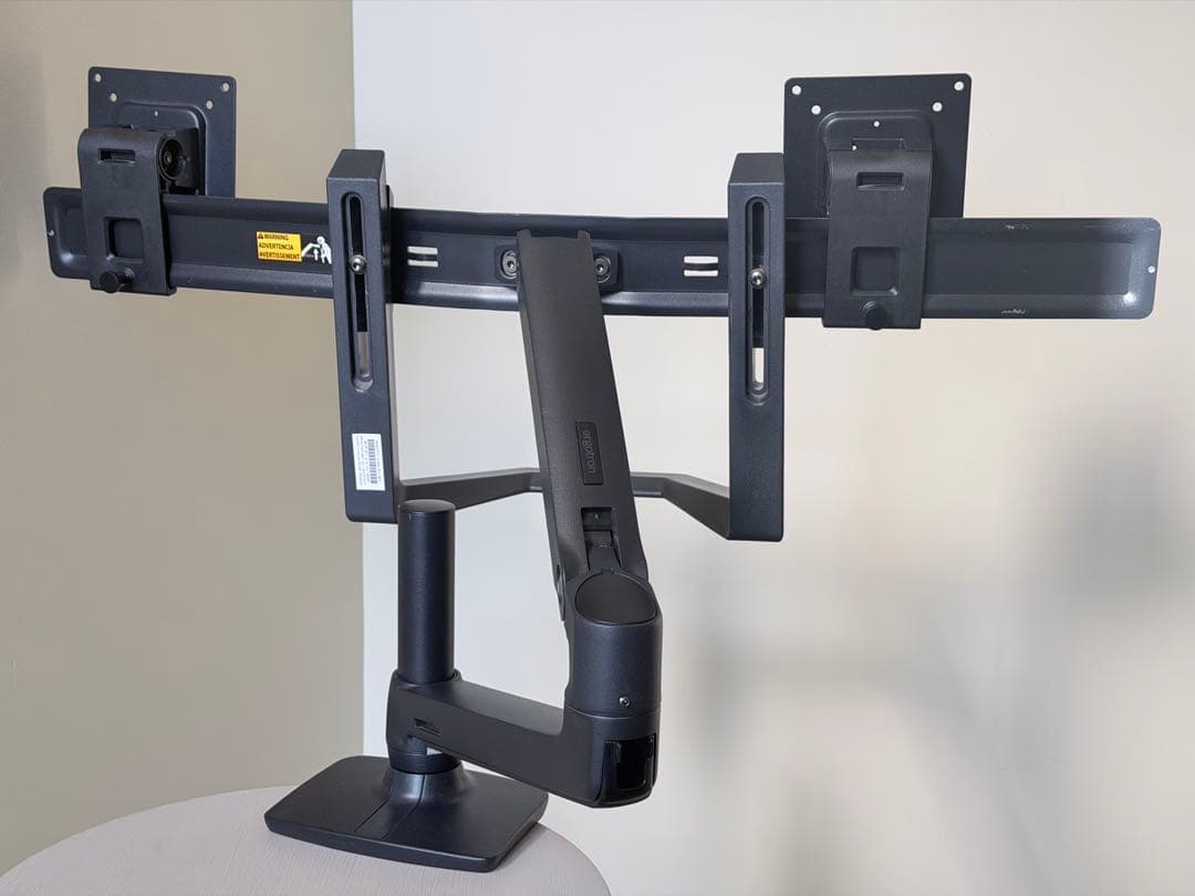 Ergotron LXデスクデュアルダイレクトアーム ハンドルキット付 ブラック