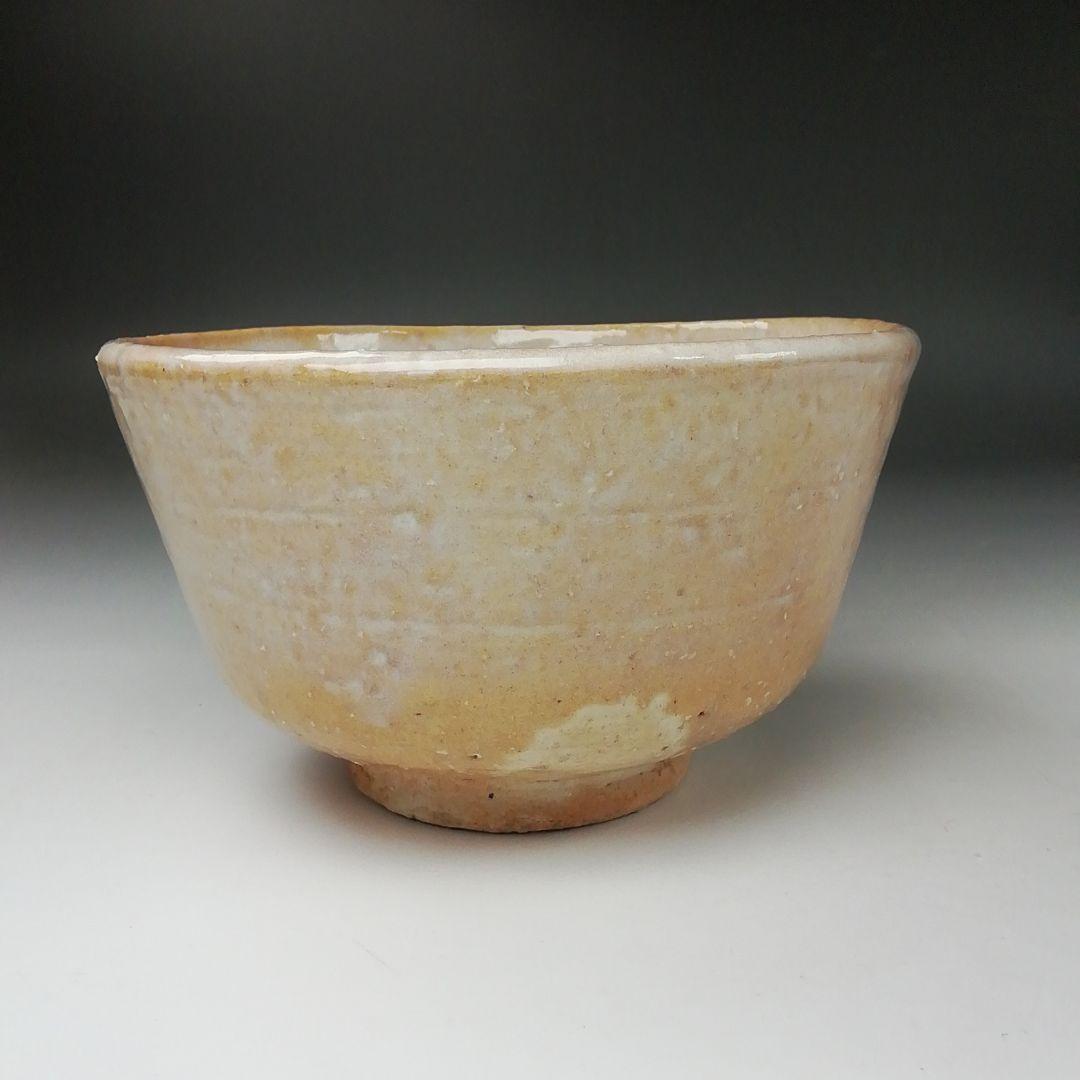 Ｔ３６６　茶碗　『萩茶碗』『野坂江月堂　野坂康起』　共箱　抹茶碗　茶道具