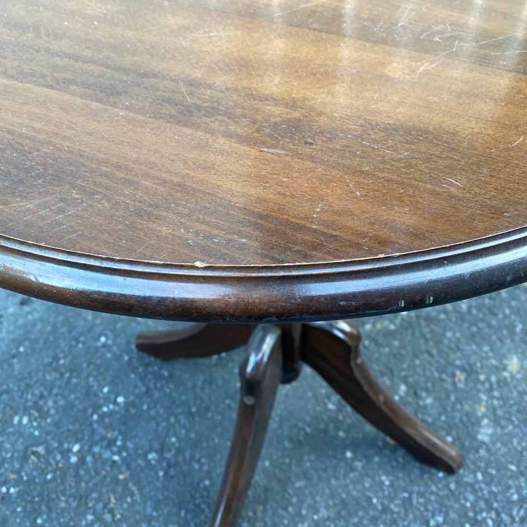 森のサーカス　丸テーブル　高さ68cm カフェ風 テーブル 円形木製