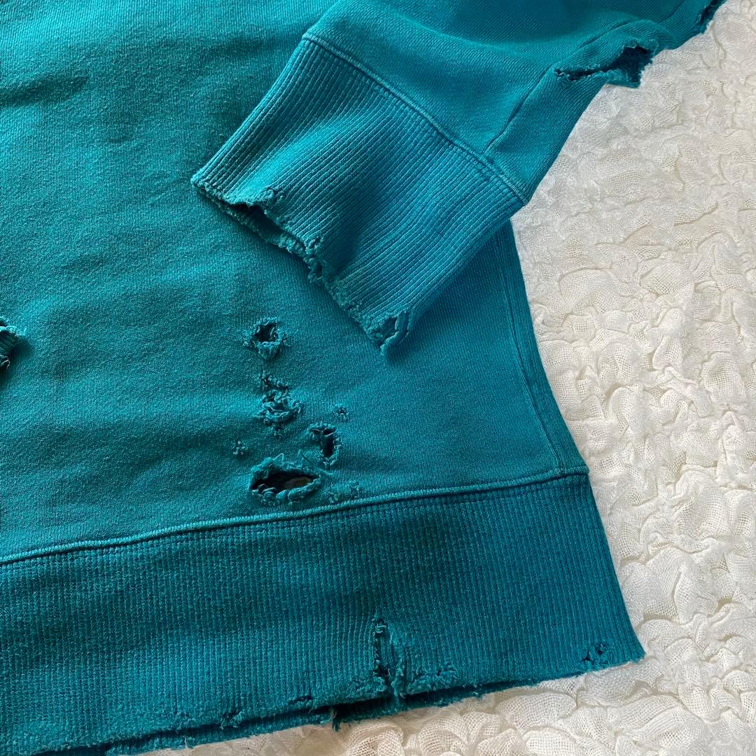 LGBクラッシュ加工SWEATトレーナーY2K人気スウェット希少archive