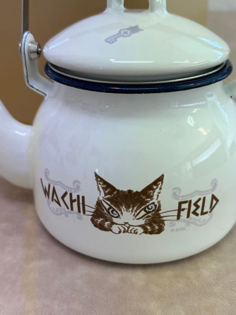 わちふぃーるどダヤンエンブレムホーローミニケトル