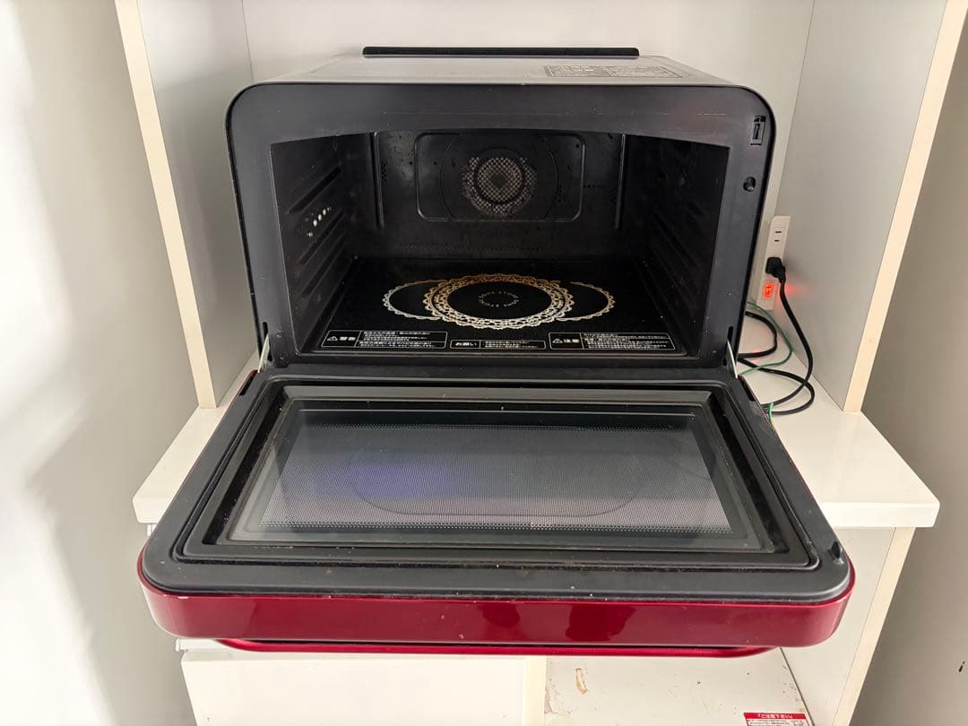 TOSHIBA 石窯オーブン ER-ND300 オーブンレンジ レッド